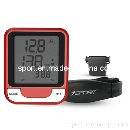C014 Wireless Bike Computer with Heart Rate Monitor